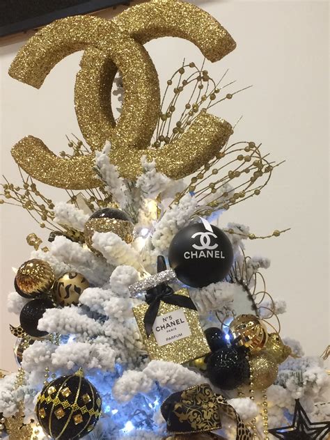 chanel tree topper|Chanel Christmas Tree Topper .